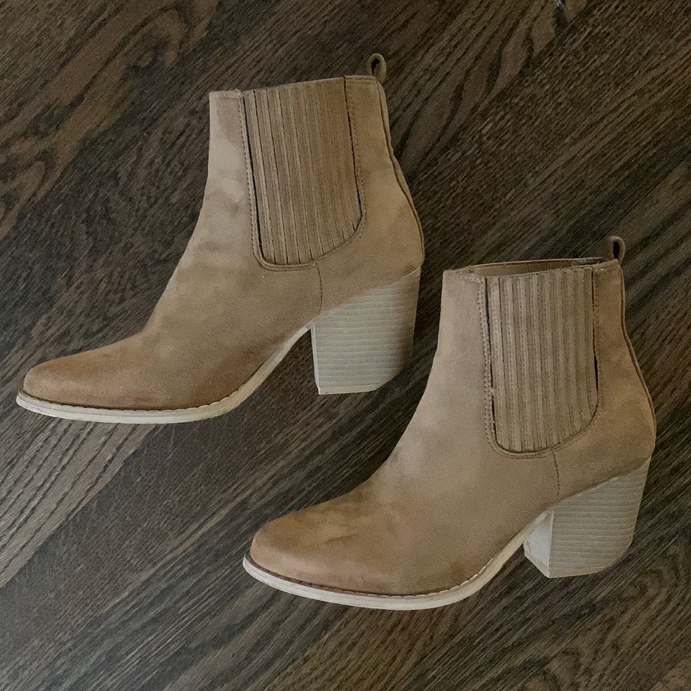 Suede Brown Booties